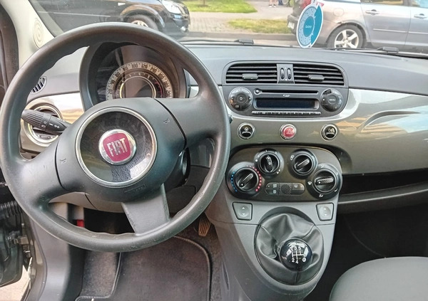 Fiat 500 cena 28500 przebieg: 140450, rok produkcji 2013 z Żory małe 121